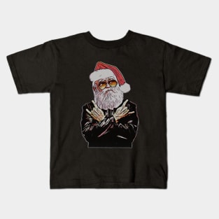 Rock N’ Roll Santa Kids T-Shirt